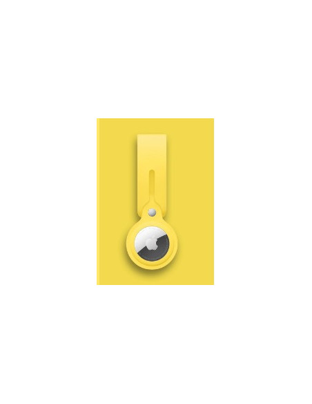 Funda Correas Silicona Airtag [Amarillo]