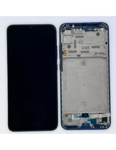Pantalla para Mi A3 Con Marco Azul (Original Service Pack)