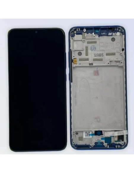 Pantalla para Mi A3 Con Marco Azul (Original Service Pack)