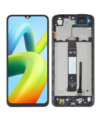 Pantalla para Mi Redmi A1/A1 Plus Con Marco Negro (Original Service Pack)