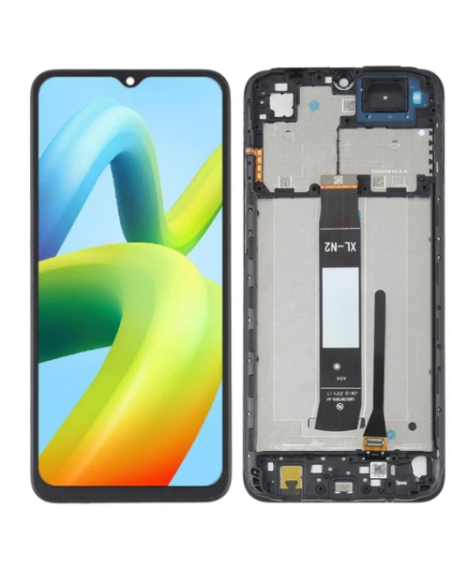Pantalla para Mi Redmi A1/A1 Plus Con Marco Negro (Original Service Pack)