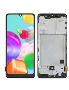 Pantalla para Samsung A41 Con Marco (OLED)