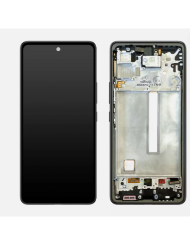 Pantalla para Samsung A53 5G Con Marco Negro Oled