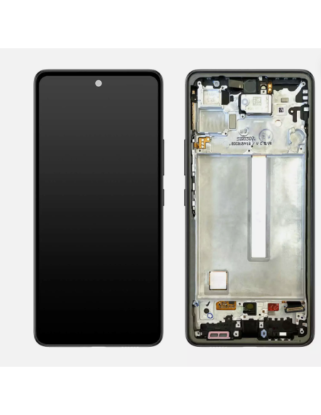 Pantalla para Samsung A53 5G Con Marco Negro Oled
