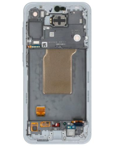 Pantalla para Samsung A556 Con Marco Azul (Original Service Pack)