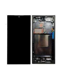 Pantalla para Samsung S24 Ultra Con Marco Negro (Original Service Pack)