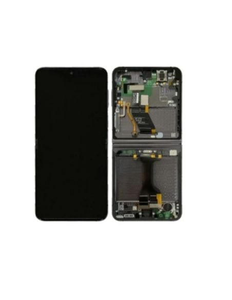 Pantalla para Samsung Z Flip 5 5G/F731 Con Marco Interna Negro/Gris (Original Service Pack)