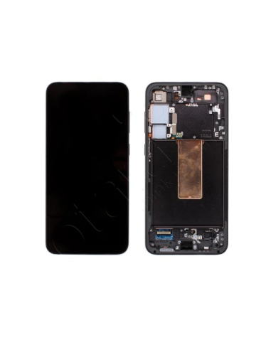 Pantalla para Samsung F711/S23 FE 5G Con Marco Negro (Original Service Pack)
