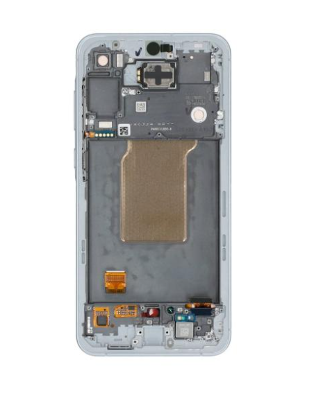 Pantalla para Samsung A35(A356) 5G Con Marco Azul (Original Service Pack)
