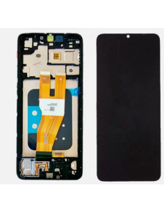 Pantalla para Samsung A055(A05 2023) 5G Con Marco Negro (Original Service Pack)
