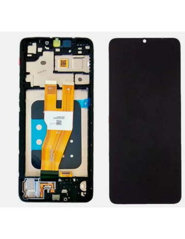 Pantalla para Samsung A055(A05 2023) 5G Con Marco Negro (Original Service Pack)