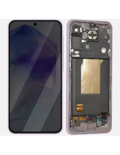 Pantalla para Samsung A556 Con Marco Púrpura (Original Service Pack)