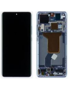 Pantalla para Xiaomi Mi 12X con Marco Azul (Original Service Pack)