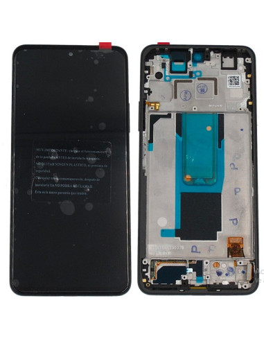 Pantalla para Mi Redmi Note 11 Pro Plus 5G Con Marco Negro (Original Servicepack)