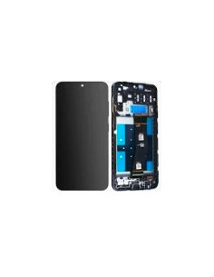 Pantalla completa para Samsung A145P/A145R (A14 4G 2023) Con Marco Negro (Original Service Pack)