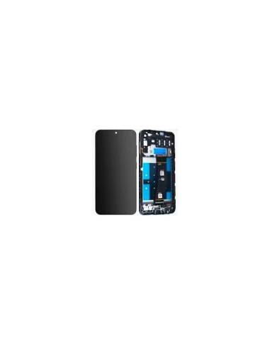 Pantalla completa para Samsung A145P/A145R (A14 4G 2023) Con Marco Negro (Original Service Pack)