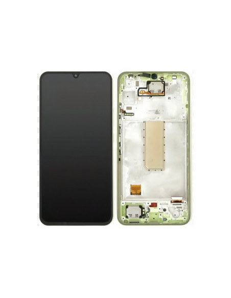 Pantalla completa para Samsung A34 5G / A346 Con Marco Verde (Original)