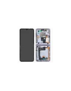 Pantalla completa para Samsung Galaxy Z Flip 4 5G / F721 Plata (Original)