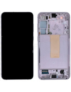 Pantalla completa para Samsung Galaxy S23 (S911B/DS) Con Marco Lavanda (Original)