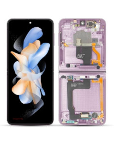 Pantalla completa para Samsung Galaxy Z Flip 4 5G / F721 Púrpura (Original RENOVADO)