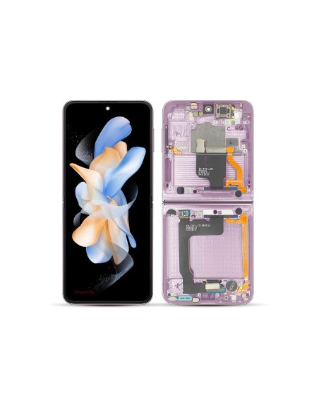 Pantalla completa para Samsung Galaxy Z Flip 4 5G / F721 Púrpura (Original RENOVADO)