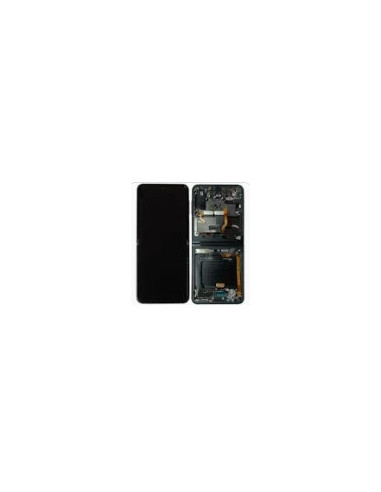 Pantalla completa para Samsung F711 (Z Flip-3 5G) Outer Con Marco Negro (Original)