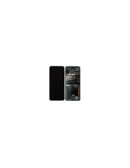 Pantalla completa para Samsung F711 (Z Flip-3 5G) Outer Con Marco Negro (Original)