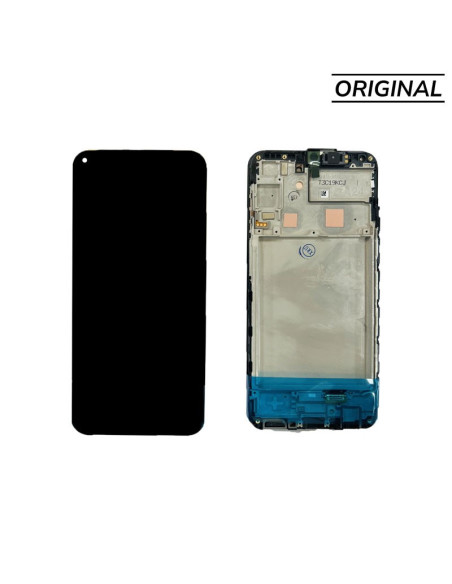 Pantalla completa para Samsung A24 4G 2023 (A245) SM-A245F Con Marco Negro (Original Service Pack)