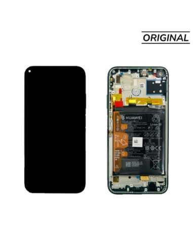 Pantalla completa para Huawei P40 Lite (2020) JNY-L21A Con Marco Verde (Original Service Pack)