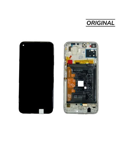 Pantalla completa para Huawei P40 Lite (2020) JNY-L21A Con Marco Brathing Crystal (Original Service Pack)