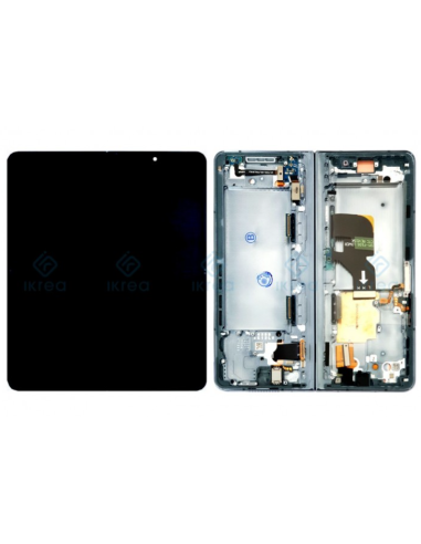 Pantalla completa para Samsung Z Fold 4 5G (2022) Inner Con Marco Verde (Original Service Pack)