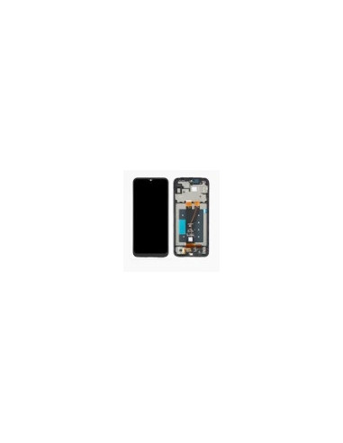 Pantalla completa para Samsung A145F/A146B (A14 4G/5G) Con Marco Negro NON EU(Original Service Pack)