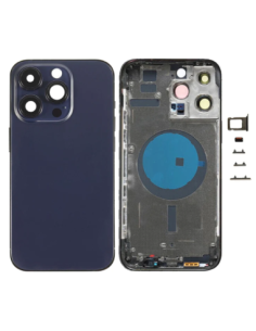 Chasis con Tapa para Iphone 14 Pro Max con lentes y MagSafe Morado
