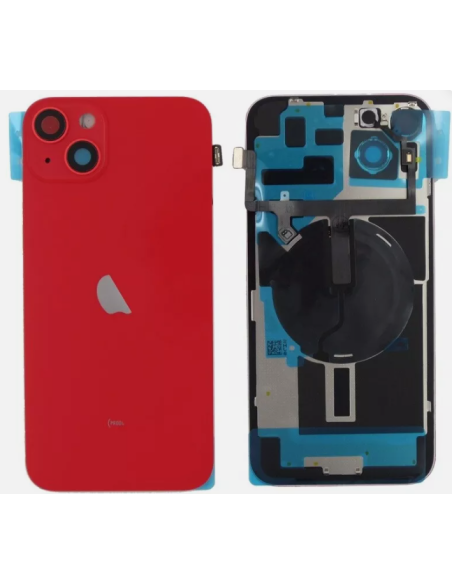 Chasis con Tapa para Iphone 14 Plus con lentes y MagSafe Rojo