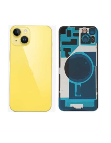 Chasis con Tapa para Iphone 14 con lentes y MagSafe Amarillo