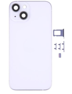 Chasis con Tapa para Iphone 14 con lentes y MagSafe Morado