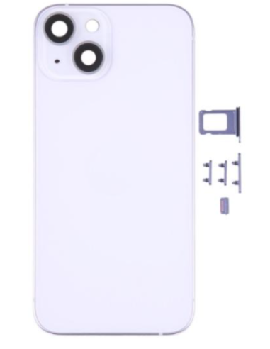 Chasis con Tapa para Iphone 14 con lentes y MagSafe Morado
