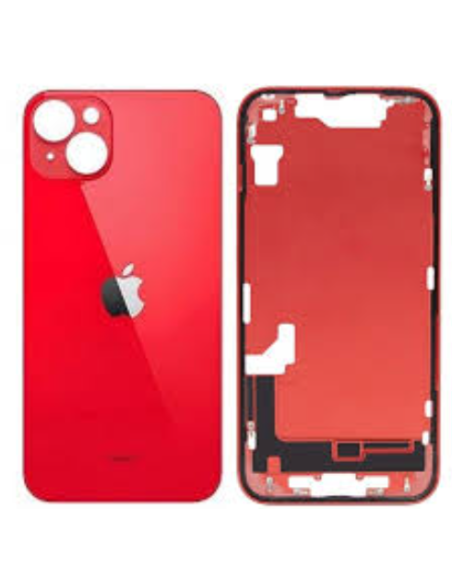 Chasis con Tapa para Iphone 14 con lentes y MagSafe Rojo