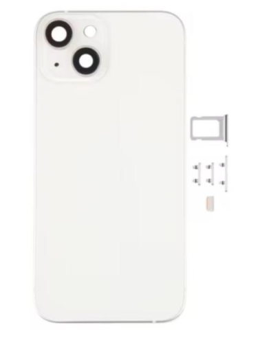 Chasis con Tapa para Iphone 14 con lentes y MagSafe Blanco