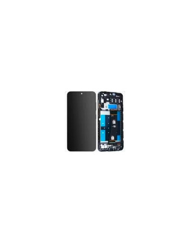 Pantalla completa para Samsung A145P/A145R (A14 4G 2023) Con Marco Negro (Original Service Pack)