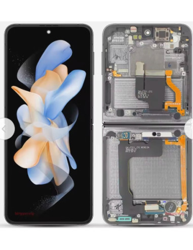 Pantalla completa para Samsung Galaxy Z Flip 4 5G / F721 Blanco (Original)