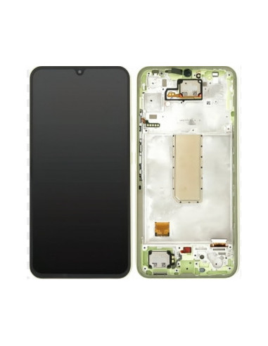 Pantalla completa para Samsung A34 5G / A346 Con Marco Verde (Original)