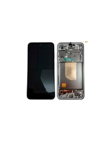 Pantalla completa para Samsung Galaxy S23 (S911B/DS) Con Marco Gris (Original)