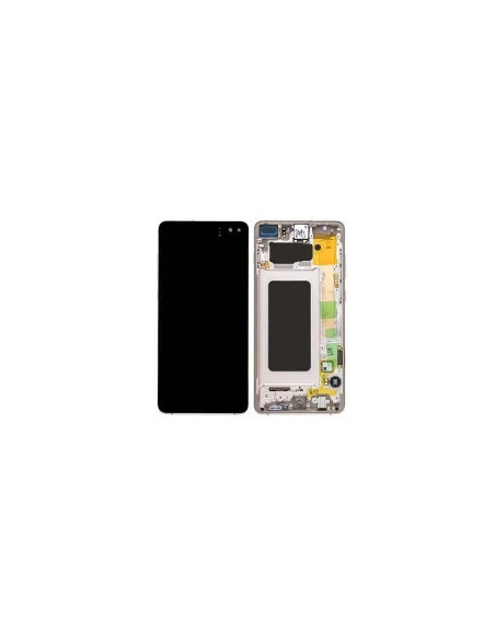Pantalla para Samsung S10 Plus /G975 Ceramica/Blanca (Original Service Pack)