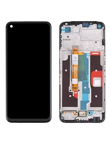 Pantalla completa para Realme 8I/NARZO 50 (RMX3151) Con Marco Negra (Original)
