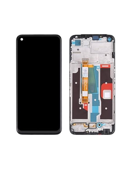 Pantalla completa para Realme 8I/NARZO 50 (RMX3151) Con Marco Negra (Original)