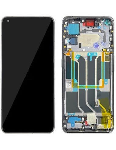 Pantalla completa para Realme GT 2 PRO 5G (RMX3301, RMX3300) Con Marco Negra (Original)