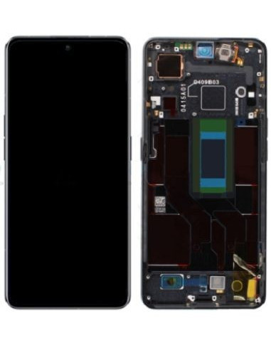 Pantalla completa para OPPO RENO 8 PRO 5G (CPH2357) Con Marco Negra (Original)