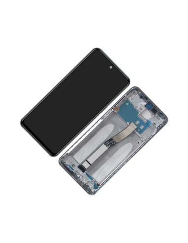 Pantalla Para Mi Redmi Note 9S /Note 9 Pro / Note 9 Pro Max Con Marco Azul (Original Service Pack)