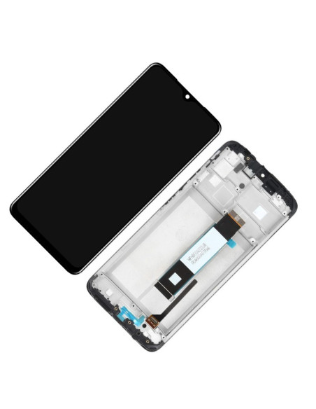Pantalla para Mi Redmi Note 9S /Note 9 Pro / Note 9 Pro Max con Marco Plata (Original Service Pack)